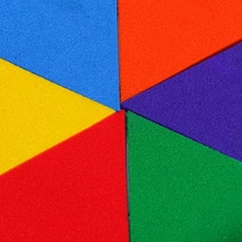 6 cores almofada de tinta carimbo diy pintura de dedo artesanato cartão grande redondo para crianças