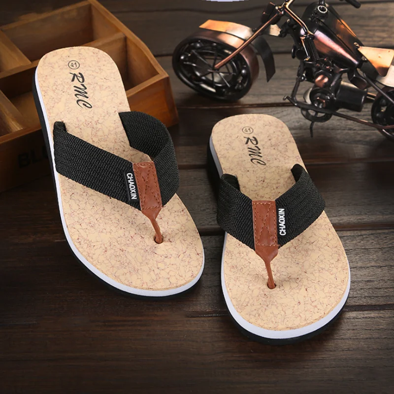 Summer Flip flops Men Beckham With The Same Paragraph Beach Slippers