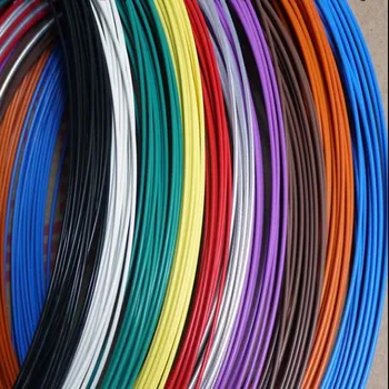 

26 24 22 20 18AWG 0.12 0.2 0.35 0.5 1.0mm2 multicolor Tin Plated STRANDED Wire PTFE polytef teflo high temperature signal cable