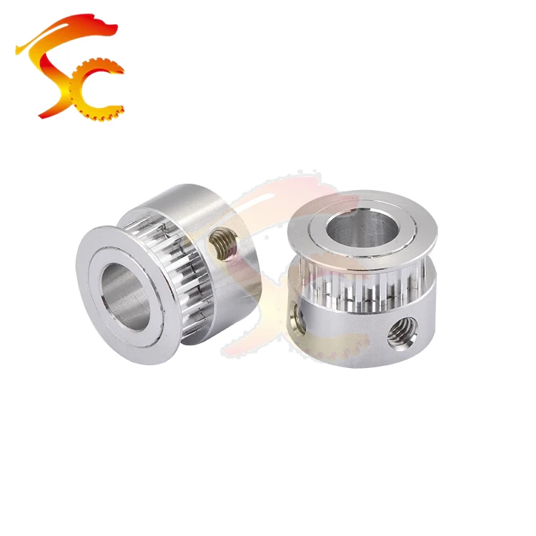 

Aluminum 3M 16Teeth Timing Pulley with Bore 8.1mm fit for width 3mm or 4mm Belt for 3D printer timing pulley