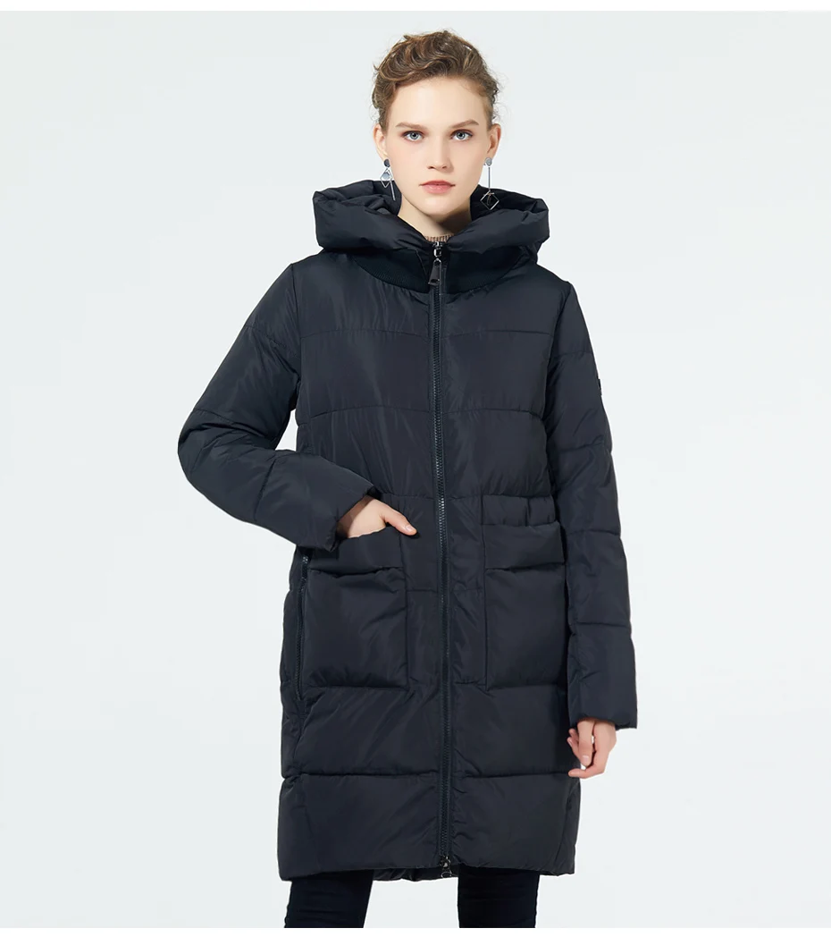 GASMAN модная куртка женская теплая парка с капюшоном био пух пальто большой размер 5XL 6XL женский пуховик новая зимняя коллекция