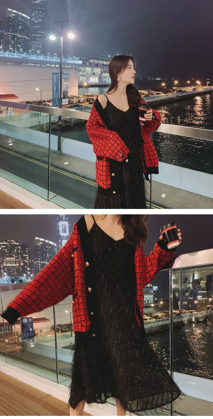 Женский вязаный свитер и кардиганы Корейский модный Повседневный стиль женские свитера осень и зима новые Топы