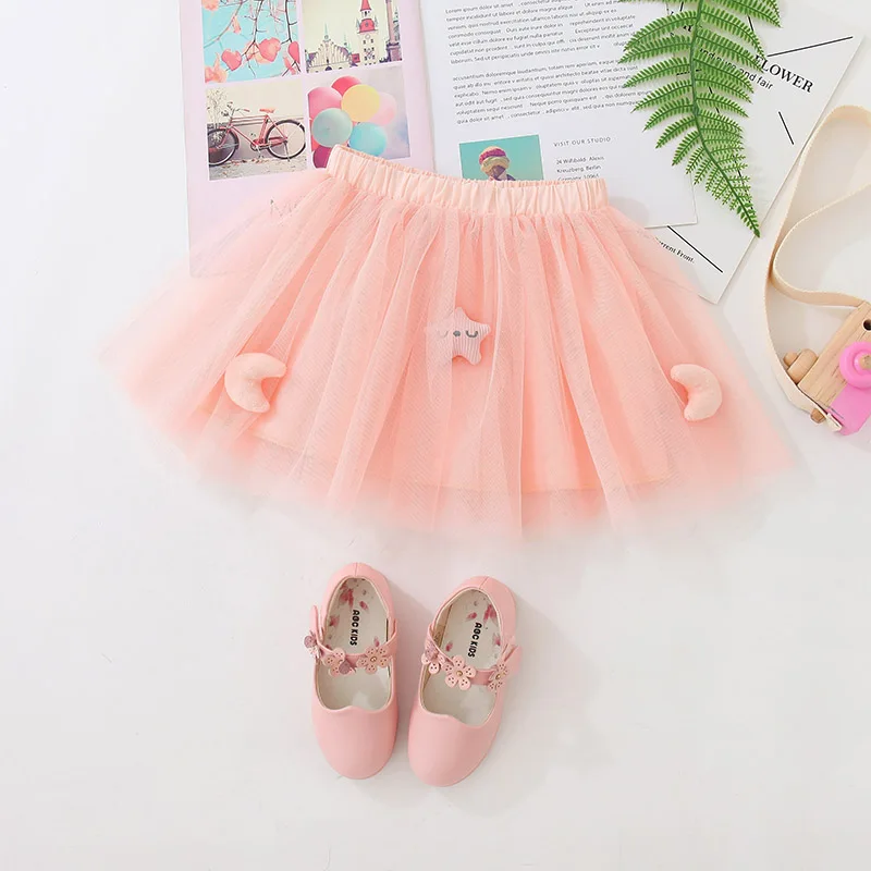 Платье принцессы для девочек Юбка пачка Фатиновые Бальные платья с рюшами