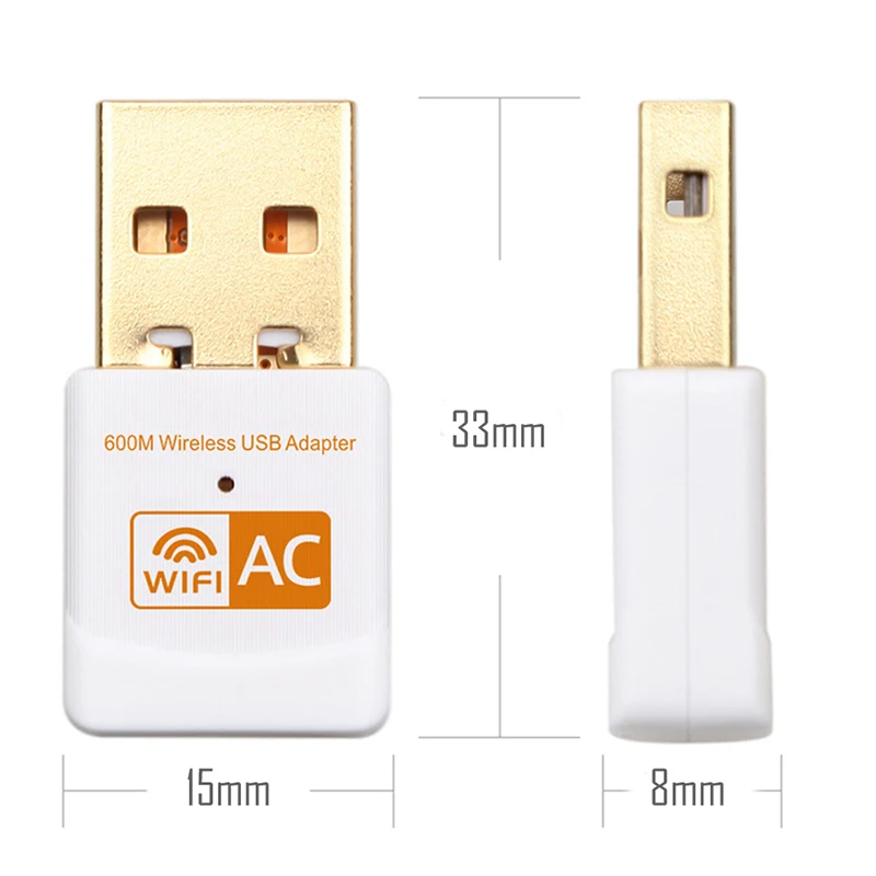 150 Мбит/с/433 Мбит/с USB Wifi ключ адаптер переменного тока двухдиапазонный беспроводной пк сетевой адаптер для ноутбука Настольный компьютер Wi fi приемник - Цвет: C 1Pcs