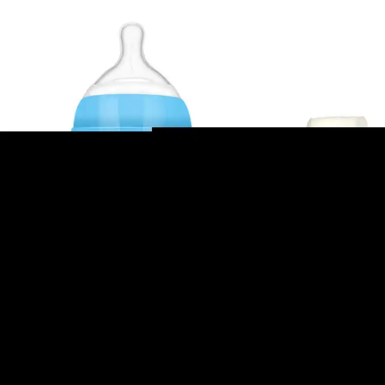

Wide Aperture Glass Feeding Bottles High-temperature Resistant against Flatulence Heat Resistant with Cartoon Cloth Cover Drinki