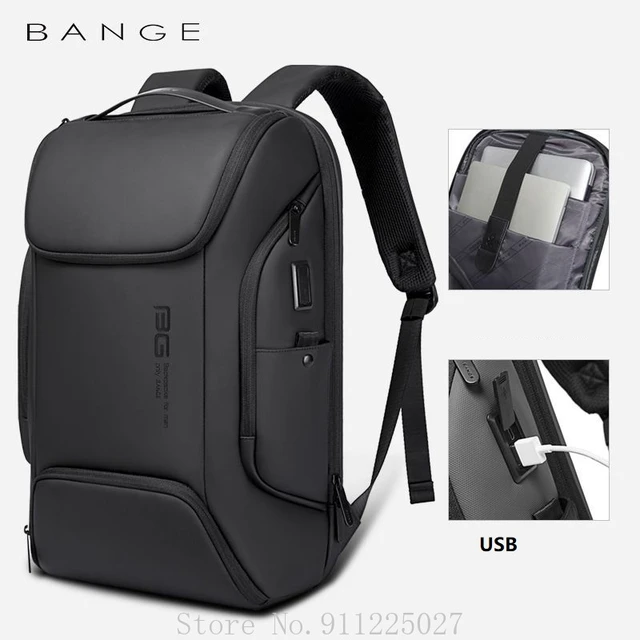 Luxury Backpack Men's Business Bag Usb Waterproof Oxford Cloth