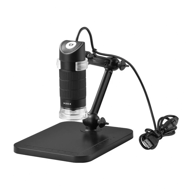 Цифровой Usb-микроскоп PINTUDY 1000X 800X 500X с 8 светодиодами эндоскоп увеличительным