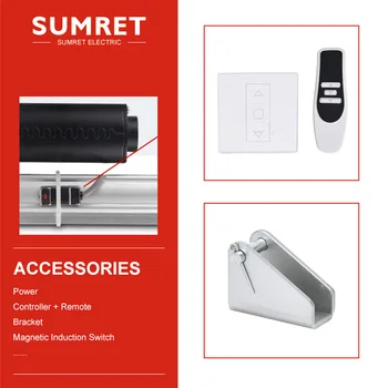 

WIFI Hall remote controller power supply Bracket Motor speed regulator Magnetic induction switch for lift column Linear actuator