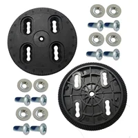 Diameter 99mm/84.5mm Snowboard Binding Mounting Plate Disc 4 Hole Pattern 4 x 4  Spare Parts Strap-In Technine with Screw Fixing 1