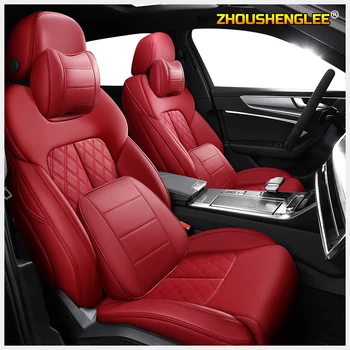 

ZHOUSHENGLEE Custom Leather car seat cover For KIA Sportage Optima Cerato Forte Soul RIO K2 K3 K3S K4 K5 KX3 KX5 KX7 KX CROSS se