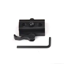 США черный цвет 20 мм быстросъемный сошки адаптер Слинг крепление Поворотный адаптер подходит 20 мм Вивер рейку крепление пистолет аксессуар