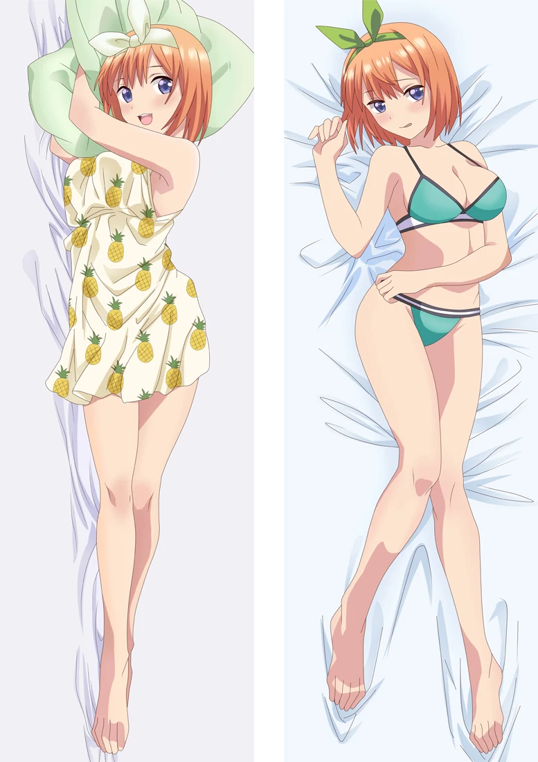 Японское аниме Go-touпучок no Hanayome Nakano Yotsuba наволочка для очаровательной девушки