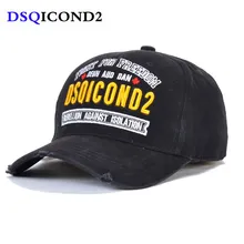 DSQICOND2 брендовые Хлопковые бейсболки с буквами, Высококачественная Кепка для мужчин и женщин, дизайнерская Кепка с вышивкой, Кепка-бейсболка Мужская шляпа