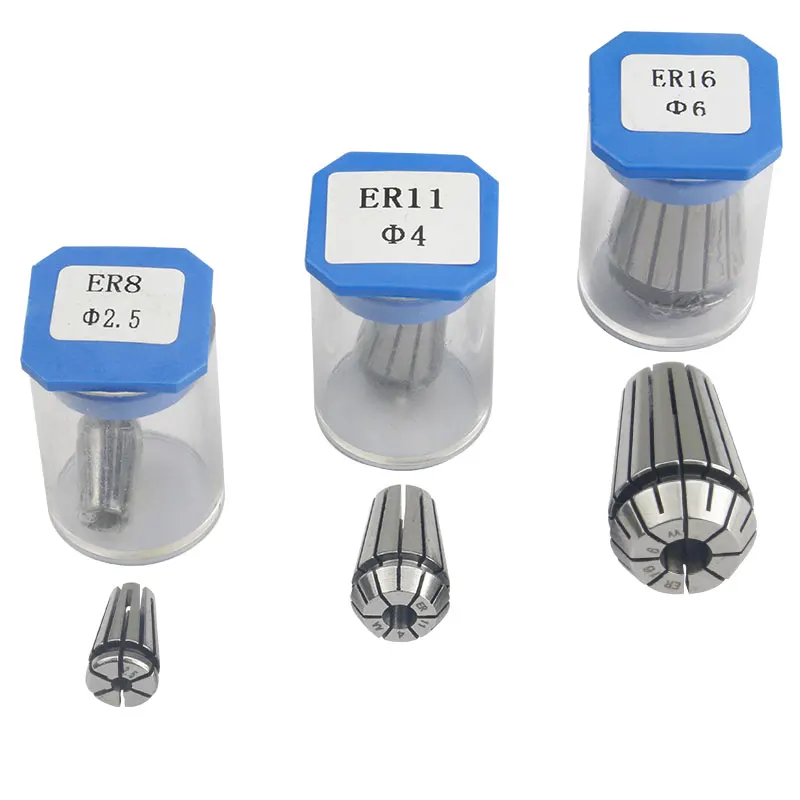 ER8 ER11 ER16 ER20 1mm 5mm 10mm Spring Collet High precision ER Collet Set For CNC Engraving Machine Lathe Mill Tool 1PCS/5PCS