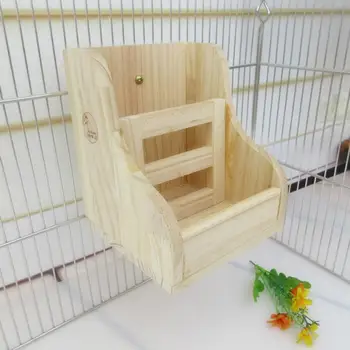 

2019New Small Animals Feeding Rabbit Hay Feeder Rack Wooden Feeding Watering Supplies For Guinea Pig Dishes With Pet Accessories
