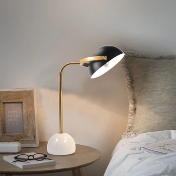 

Nordic table lamp bedroom bedside lamp creative simple modern personality light luxury desk reading desk lamp