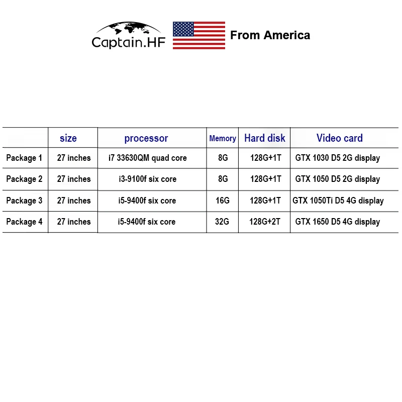 Original Kingston HYPERX Cloud Series наушн?US Captain 27 inch High Quality Ultra Thin All-in-One Computer  Curved Surface Gaming Desktop PC