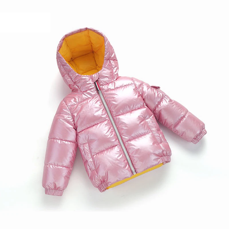 Зимняя куртка для девочек с мехом; дизайн; зимняя плотная теплая детская верхняя одежда с капюшоном; пальто для девочек; хлопковая одежда в горошек для девочек; одежда для детей