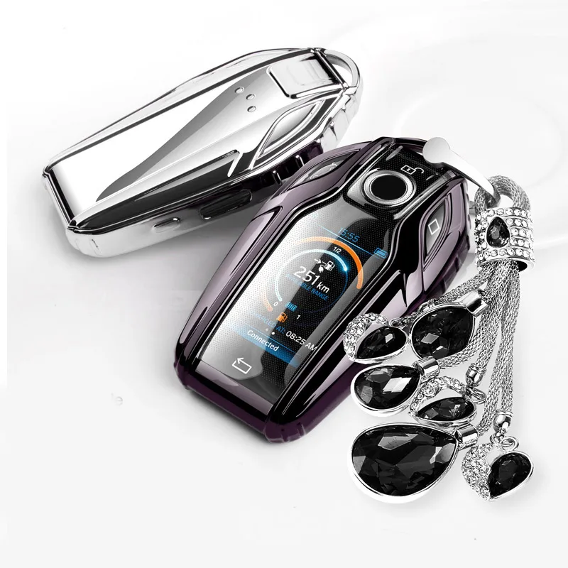 Автомобильный чехол для ключа TUP BMW 5 Series 6 7 740 LCD GT High end 530LE Smart X5 защитные