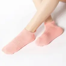 Women Lady Yoga Socks High Quality Breathable Anti Slip Sports Socks Combed Cotton Spandex Hosiery