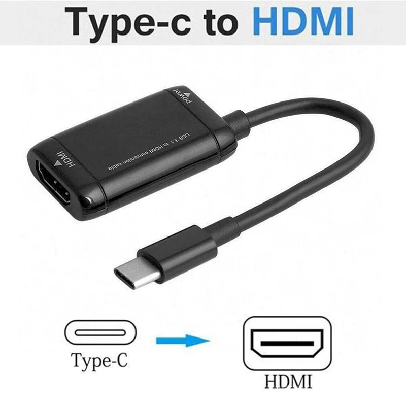 Кабель конвертера HDMI Type C USB3.1 MHL адаптер для Android телефонов планшетов