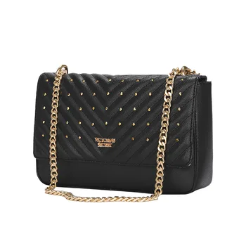 

Gold Rivet Crossbody Bag for Women 2020 New Fashion One-shoulder Messenger Flap Bags Ladies Fashionable Purses and Handbag Bolsa