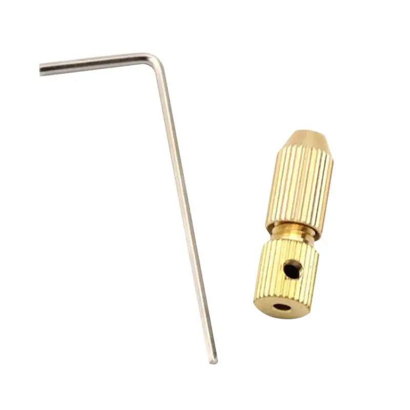 WINOMO Mini Copper Drill Chuck Drilling Adapter Converter Self-Lock Adaptor To Hold 0.8-1.1mm Drill Bits Converter Tool WINOMO Mini Copper Drill Chuck Drilling Adapter Converter Self-Lock Adaptor To Hold 0.8-1.1mm Drill Bits Converter Tool