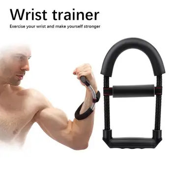

Stretcher Handgrip Motion Man Gym Black Metal Wrist Force Arm Strength Bodybuilding Muscle Outdoors