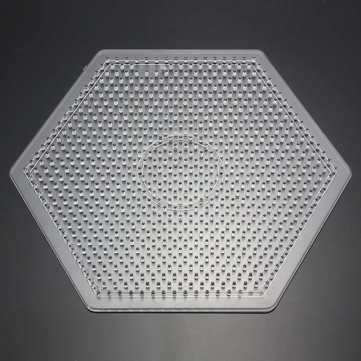 hexagon Хама бусина Pegboard квадратной формы Perler Beads большой прозрачный квадратный дизайн доска недавно головоломка Тамплиер для творческой развивающей игрушки - Цвет: hexagon