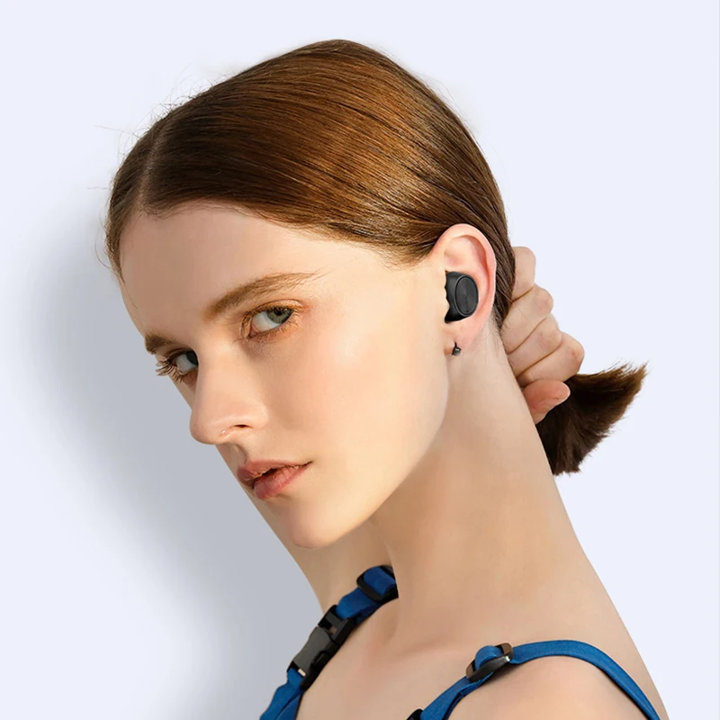 FLUXMOB F6 TWS touch bluetooth 5 0 headset wireless HIFI noise canceling earphone mini sport earbuds for mobile phone charger