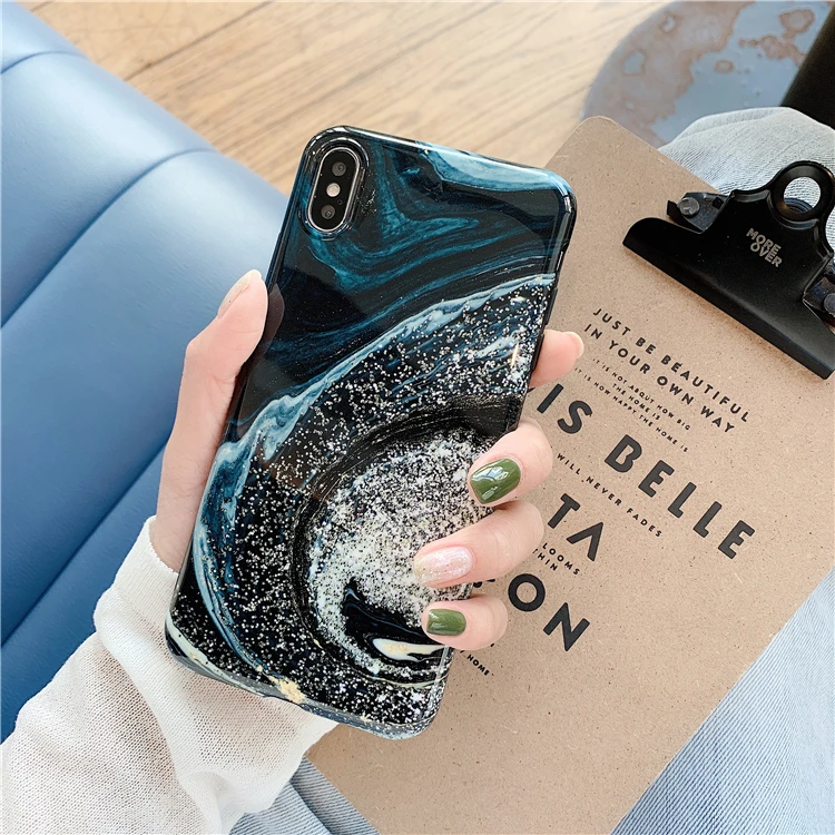 Красочные впечатляющие звездное небо живопись маслом Чехлы для iphone X Max XR X XS Max 6 7 8 Plus Мягкий IMD; гладкий Чехол для iphone