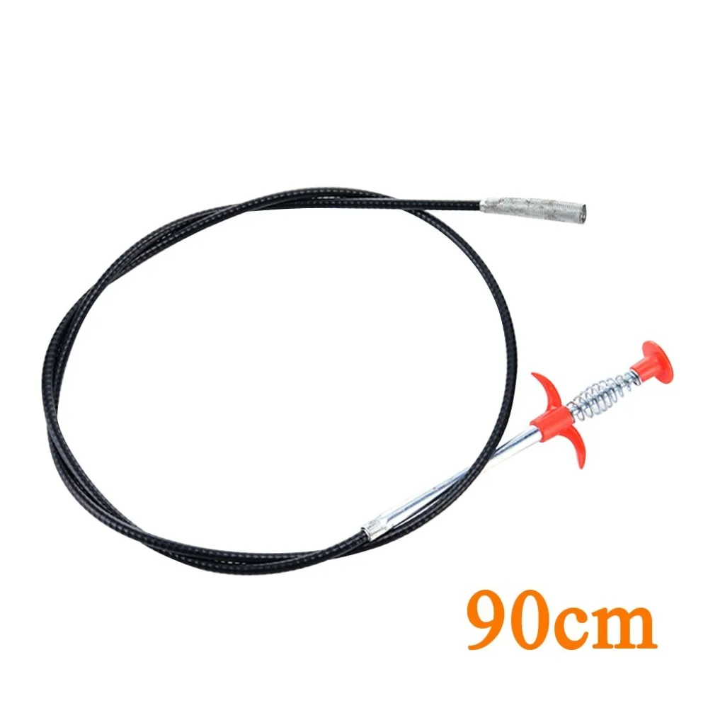 160cm Flexible Sink Claw Pick Up kitchen cleaning brush Pipe Dredge cleaning claw Tool Hair Brush Cleaner Bend Sink (9)