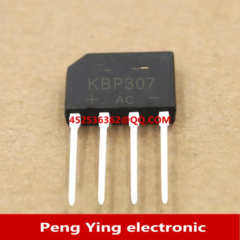 50PCS/lot KBP307 KBP206 KBP210 KBP310 rectifier bridge flat foot bridge pile new original