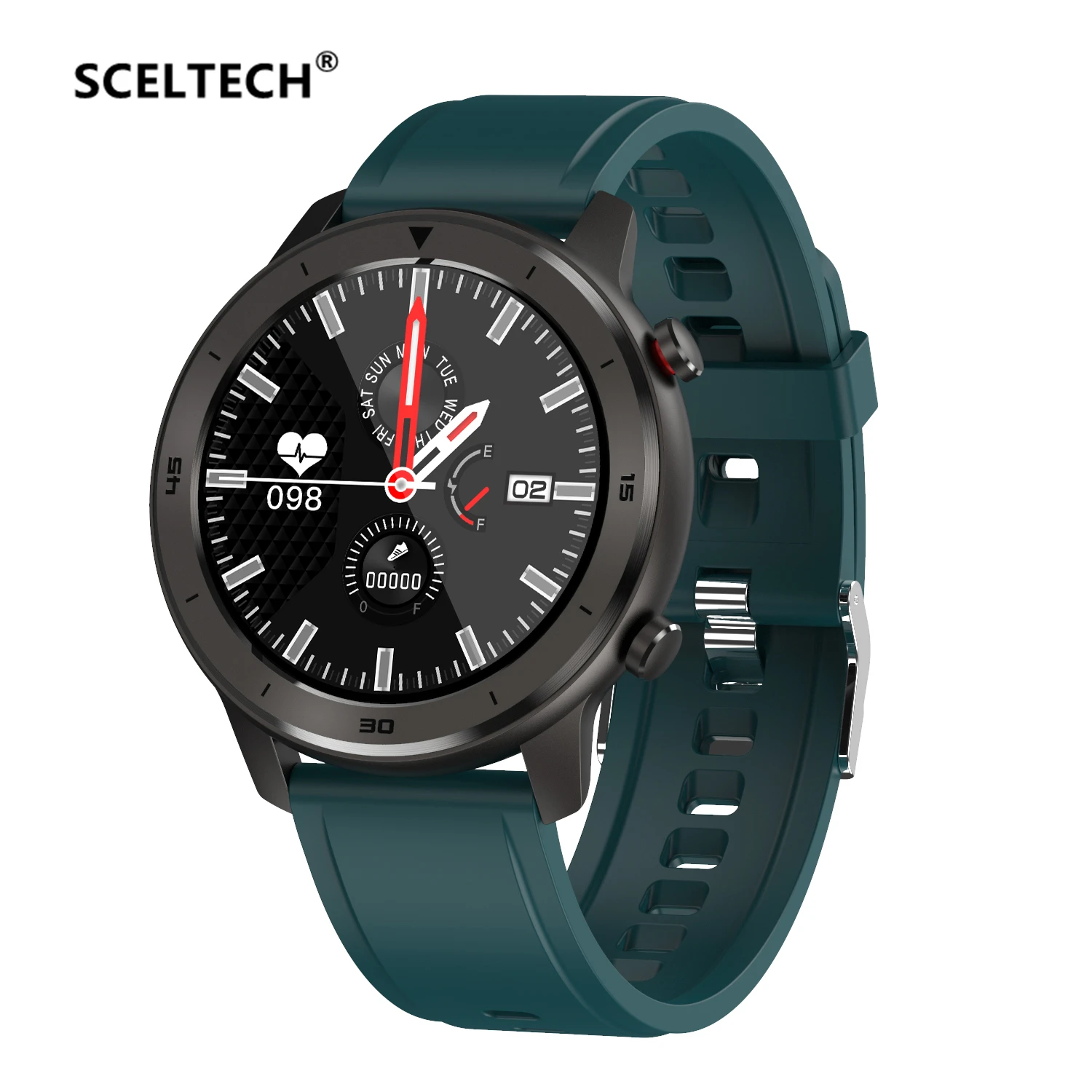 

SCELTECH DT78 Smart Watch Men Women Heart Rate Monitor Full Touch Screen Fitness Activity Tracker Band IP68 Waterproof Bracelet
