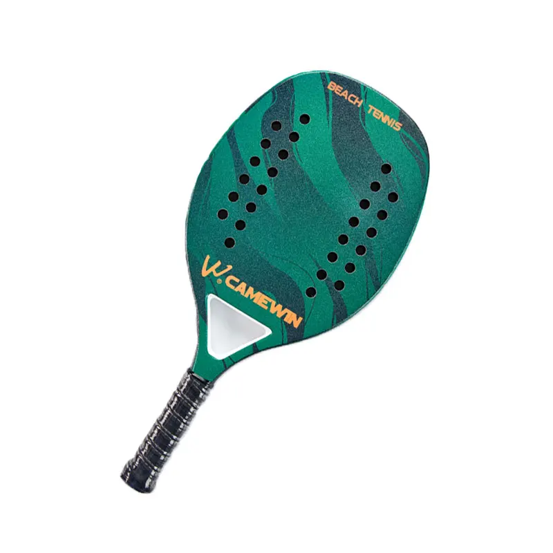 Adult Professional Full Carbon Beach Tennis Paddle Racket Soft EVA Face Tennis Raqueta With Bag Raquete de t&ecirc;nis de praia