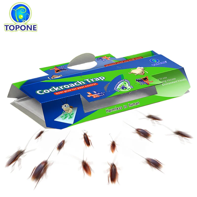 

2PCS/Lot New Cockroaches Trap Cockroach Killer Bait Repeller Killing Trap Pest Control Power Kitchen Effective Cockroach Killing