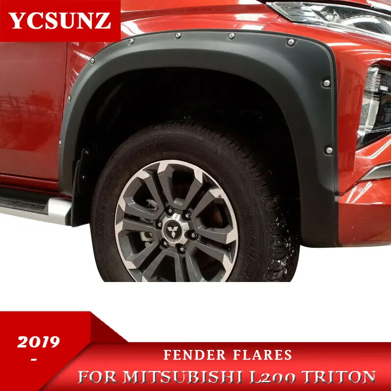 Колесные арки крыло факела брызговик для Mitsubishi L200 Triton Ram 1200 Strada Strakar Варвара с гайками двойная кабина