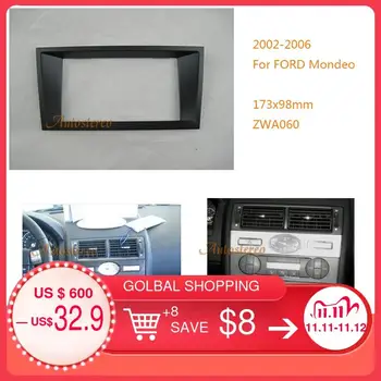 

2 din Radio Fascia for FORD Mondeo 2001-2006 Mk3 Transit Fiesta DVD Stereo CD Panel Dash Mount 11-060