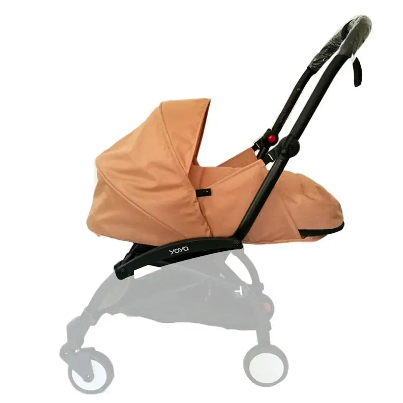Гнездо для новорожденных 0-6 м детская корзина для коляски костюм yoyo Yoya коляски зимние теплые спальные мешки аксессуары для детской коляски - Цвет: brown