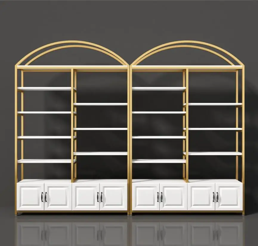 Cosmetics display cabinet boutique shelf beauty salon skin care products | Дом и сад