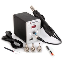 Фена 858D паяльная станция для деталей поверхностного монтажа SMD 700 Вт 110 В/220 В Тепловая пушка для сварки ремонтных инструментов пояльник фен паяльный портативная паяльная станция bga стол для пайки светодиодов