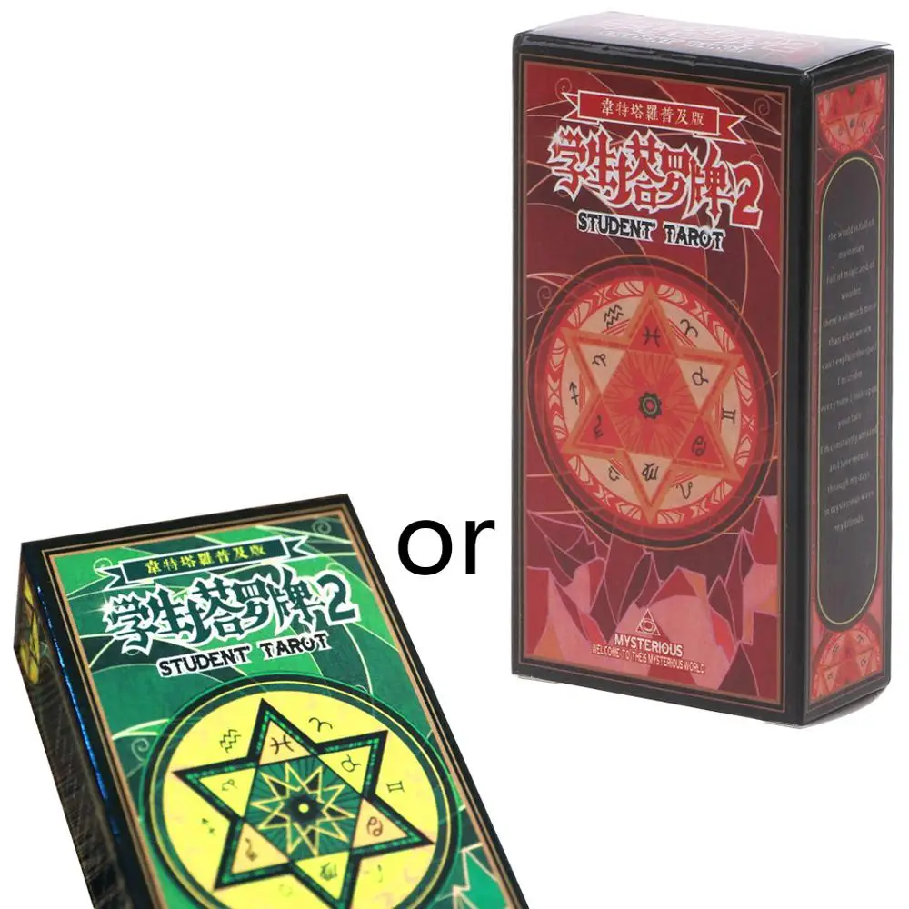 

Rider Tarot Cards With Colorful Box Mysterious Divination Astrology Board Game