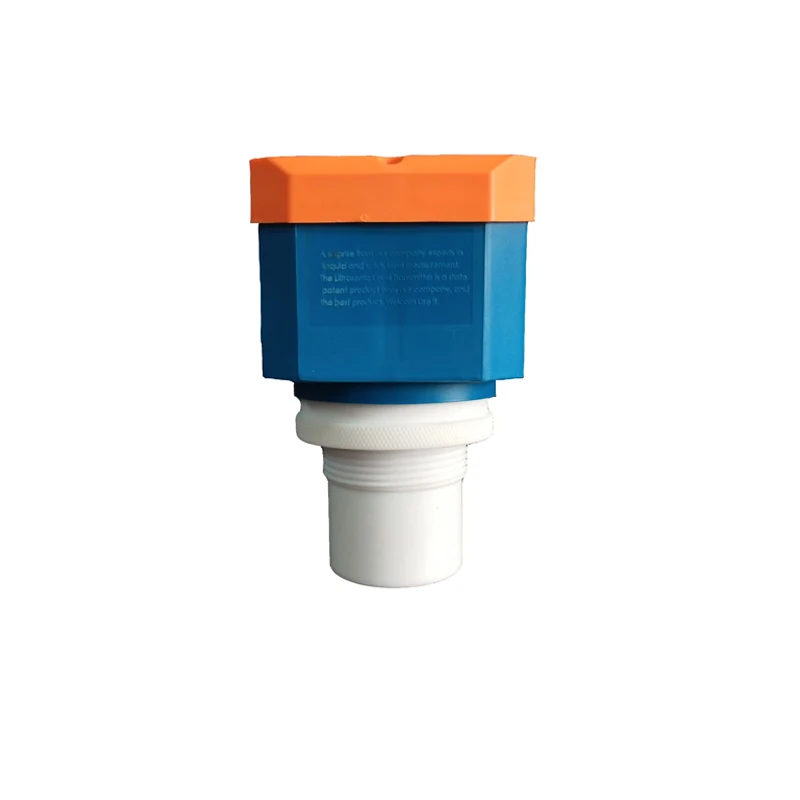 Split Type 4-20mA Output DC 24V Ultrasonic Liquid Level Meter PTFE Sensor Level Meter Transmitter For High Corrosive Medium