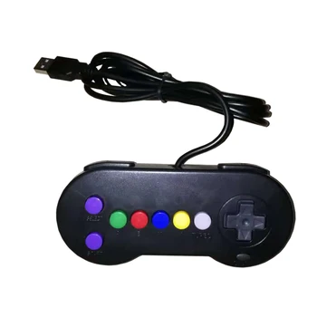 

50 pcs Wired Game Controller Gamepad For Nintend for S-F-C for S-N-E-S game console controller