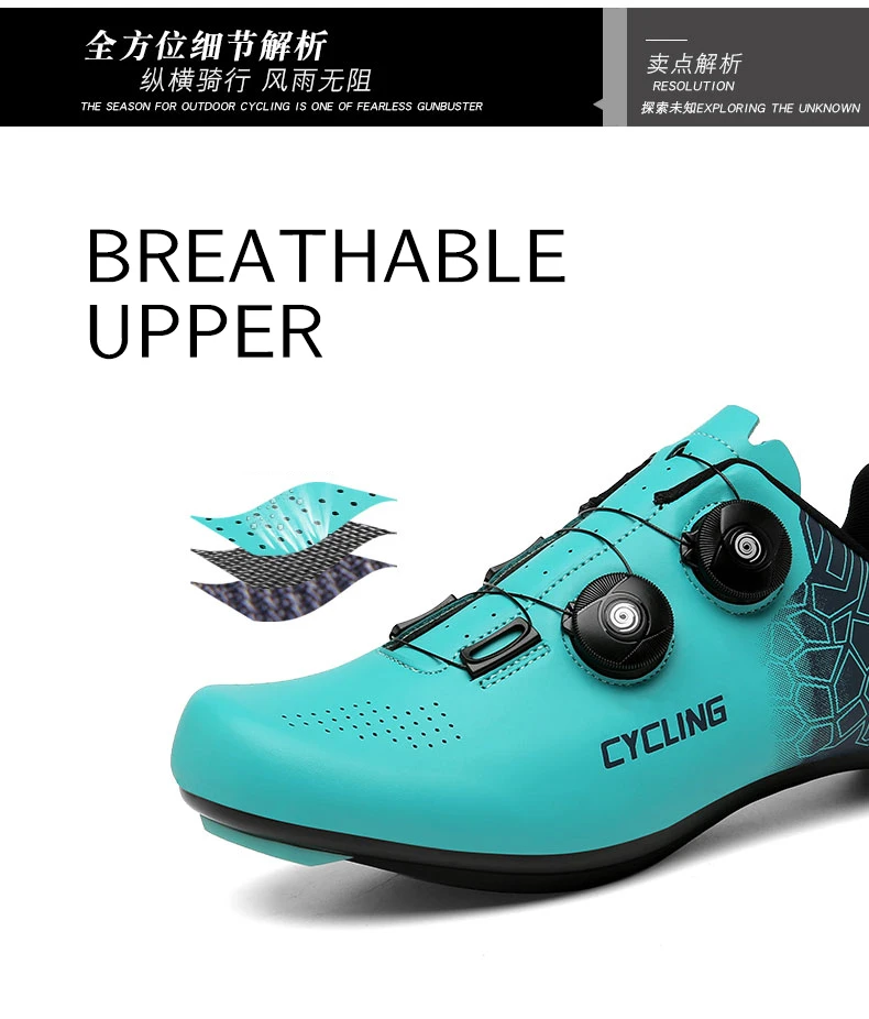 Road Cycling Shoes Men Outdoor Sport Bicycle Shoes Breathable Mtb Bike Flat Sneakers Mnountain Racing Cycling Sneakers Plus Size