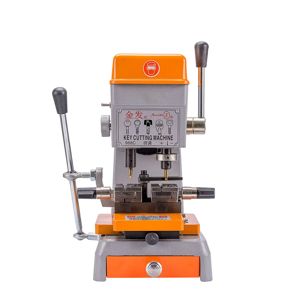 

988C Multifunctional Fixture Precision Key Duplicating Machine Vertical Milling Slot Punching Automobile Anti-Theft