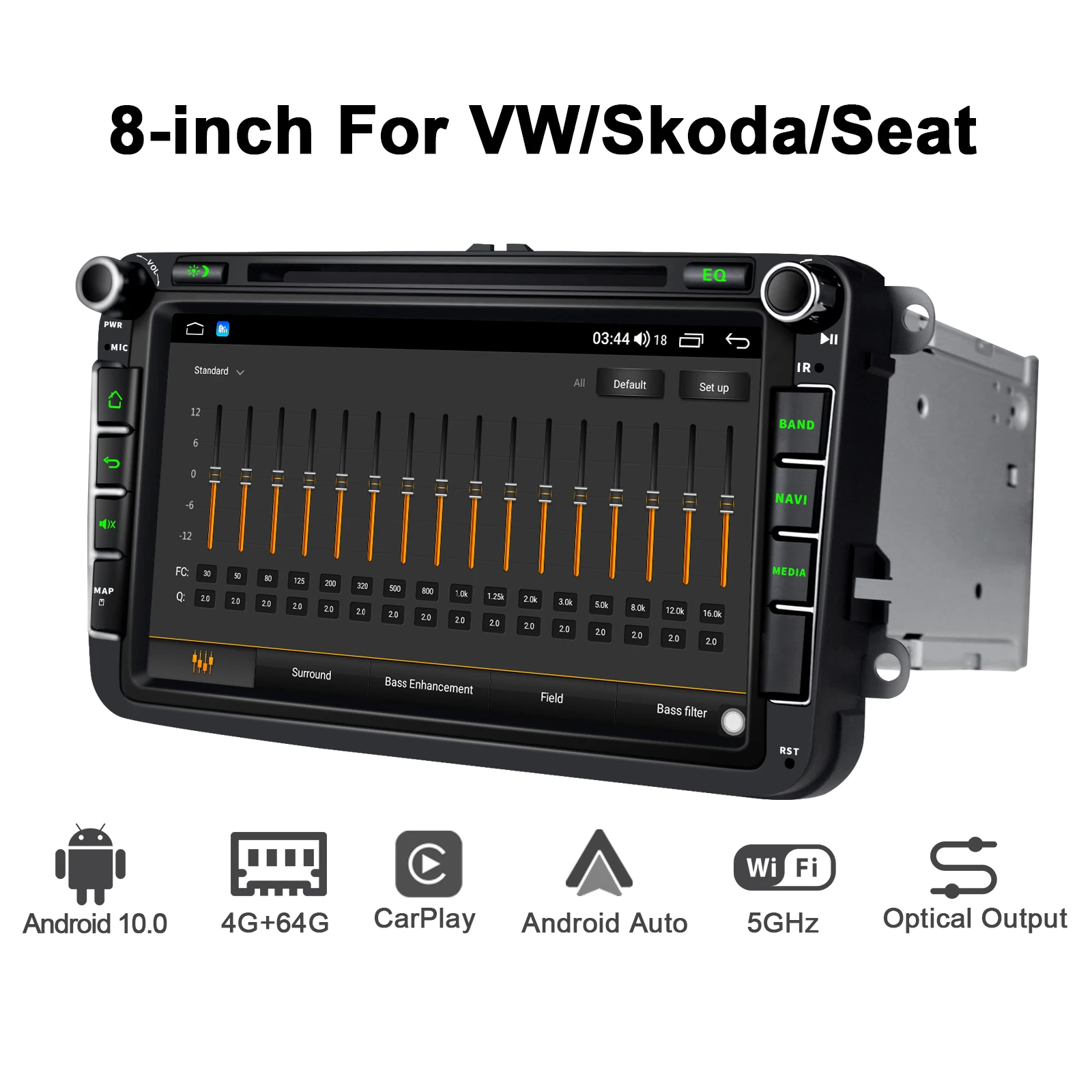 

OYING 2 din head unit GPS Navigation 4GB RAM&64GB ROM video player for VW/SKODA/SEAT/Volkswagen/Fabia multimedia player RDS BT