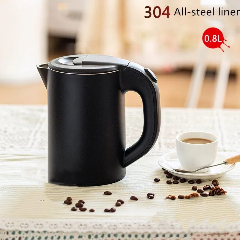 

220V Electric Kettle Stainless Steel Kitchen Fast Heating Boiling Teapot Portable Travel Water Boiler Pot Home Smart Insulation