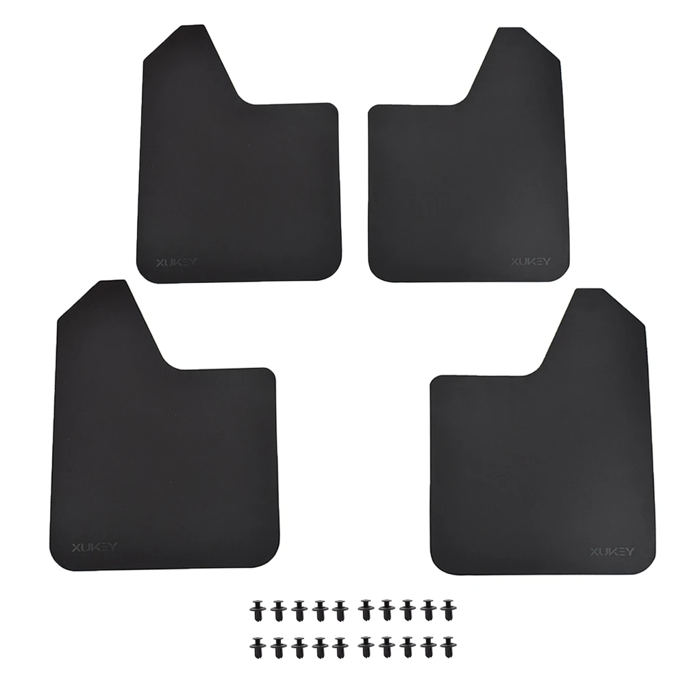 4pcs-set Black Для GMC C/K Sierra Canyon 1500 2500 1500HD 5500HD 6500HD HD C3 Denali Брызговики крыло брызговиков вспышки - Цвет: 4pcs-set Black