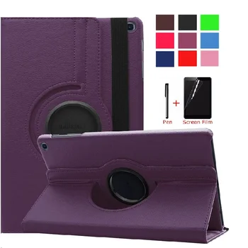 

PU Leather Case for Samsung Galaxy Tab S6 Lite 2020 Release 360 Degree Rotating Smart Case for SM-P610SM-P615 with Soft Film+Pen